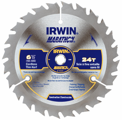 CIRC SAW CARB BLADE 24T 6-1/2