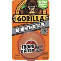  Gorilla Mounting Tape 1 Inchx60 Inch Clear 1 Roll 6065003