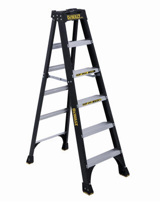  DeWalt  Fiberglass Step Ladder IA 6 Foot 1 Each DXL3010-06