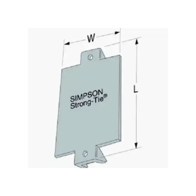  Simpson Strong Tie Nail Stop 1-1/2x3 Inch  1 Each NS1