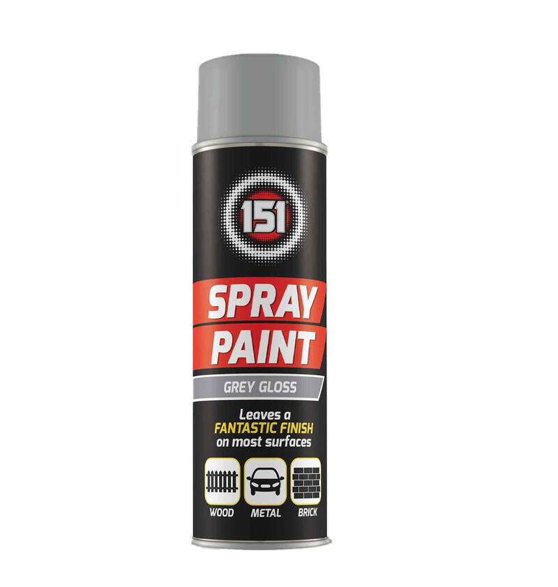 151 Gloss Spray Paint 250ml Gray 1 Each TAR010A