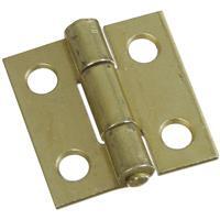  National  Tight Pin Narrow Hinge 1 Inch  Brass 1 Each N145946