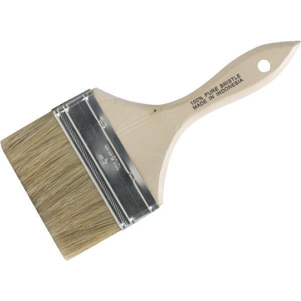  Natural Bristle Paint Brush 4 Inch  1 Each CB-M40