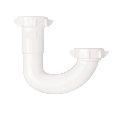  Do It Best  Plastic J Bend  1-1/2x1-1/4 Inch  White  1 Each 403799