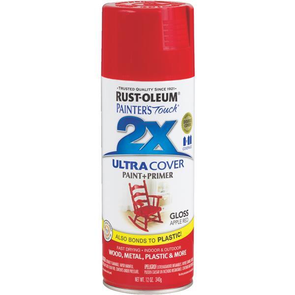 Rust-Oleum Gloss Primer Spray Paint 12oz Colonial Red 1 Each 249116