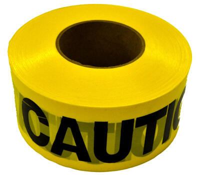 Caution Tape 1000 Feet Yellow 1 Roll 19000