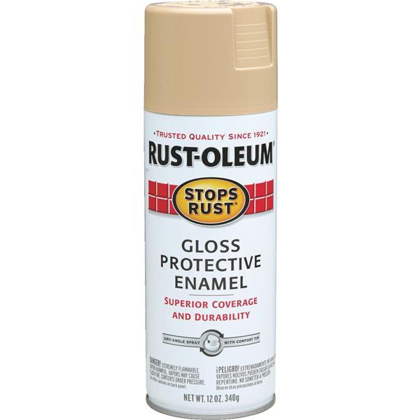 Stops Rust Gloss Enml Anti-Rust Spray Paint 12oz Sand 1 Each 7771-830