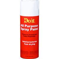 Do It Best Flat Spray Paint 10oz White 1 Each 9004 203305
