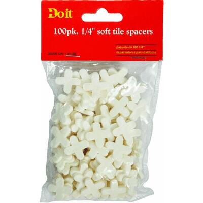  Do It Best  Soft Tile Spacer 100 Piece  1/4 Inch  1 Each 309206: $11.14