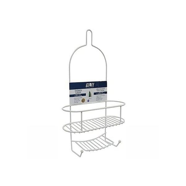 SHOWER CADDY MTL WHITE