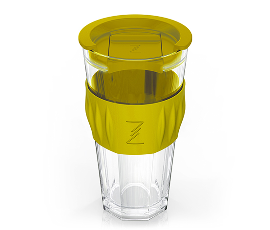  Pasabahce Zest Tumbler Glass 475cc Yellow 1 Each 748-52707AM