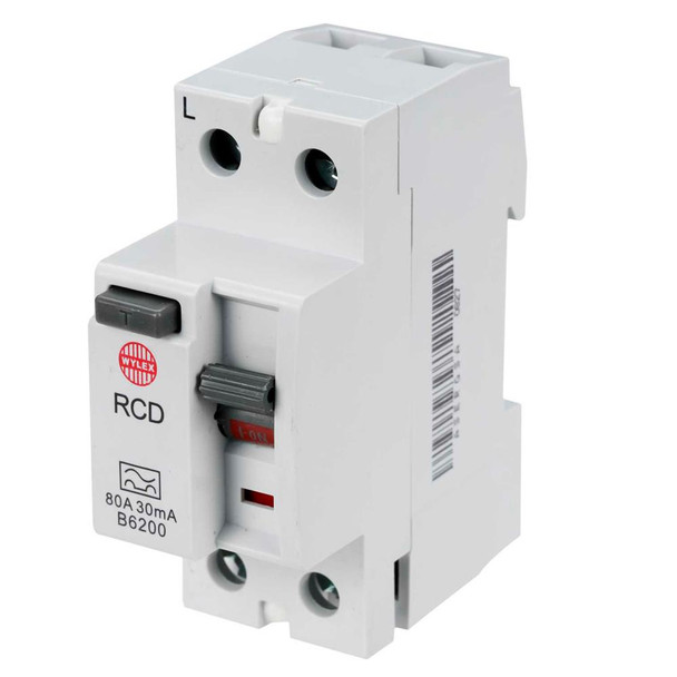  Wylex WRS80/2 2Pole RCD 30Ma 1 Each WRS80/2