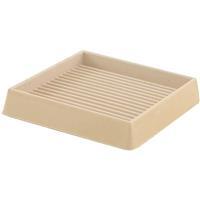  Do It Best  Square Furniture Leg Cup 3 Inch  Almond 1 Each 227631