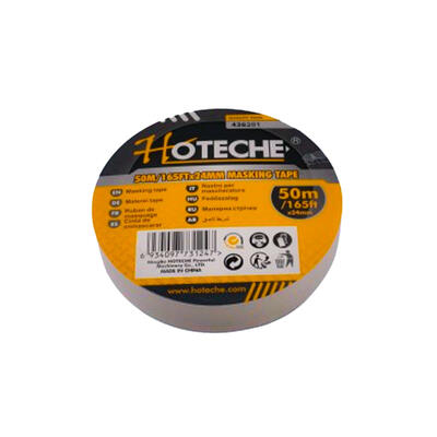 Hoteche Masking Tape 24mmx0.13mmx50m 1 Roll 438301