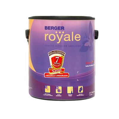 Berger Royale Interior Satin Emulsion Deep Base 1 Gallon P114831: $106.03