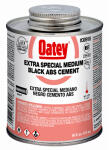  Oatey Medium Black Cement 16 Ounce Black  1 Each 30918