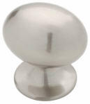  Brainerd Football Knob 35mm Satin Nickel 2 Pack  PN0393L-SN-U