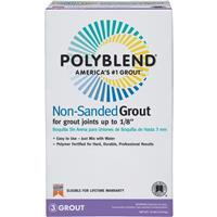  Polyblend  Non Sanded Tile Grout 10 Lb White 1 Each PBG1010