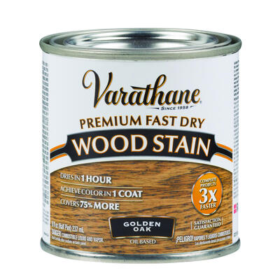 Varathane Premium Fast Dry Interior Oil Wood Stain Golden Oak 1 1/2 Pint 262021: $16.68