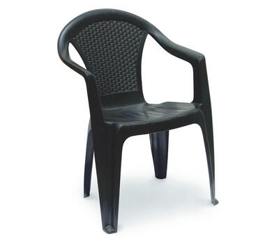 Black Kora Plastic Chair 1 Each MP688502: $57.30