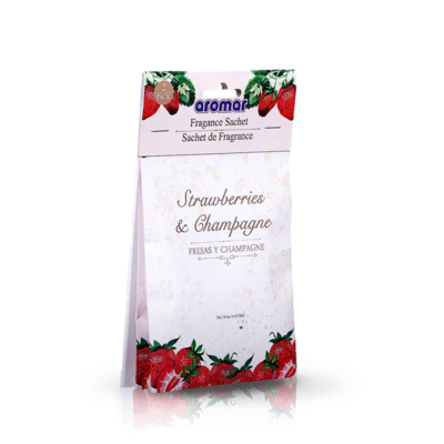 SCENTED SACHET S/BERRY&CHAMPAG