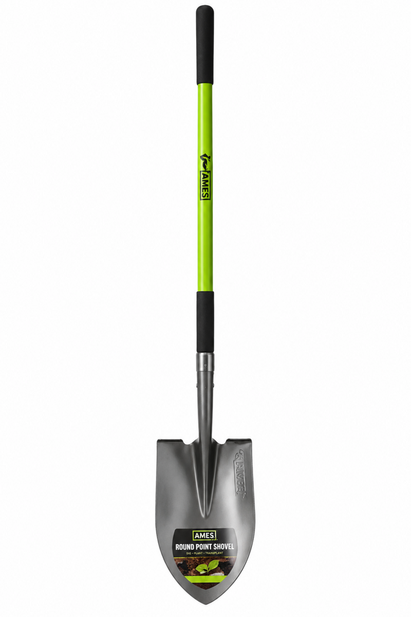 GDN SHOVEL FBG HDL RND POINT