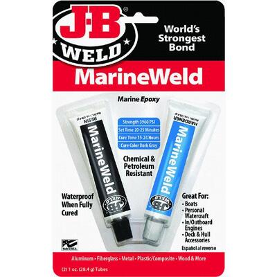 JB Weld MarineWeld Epoxy 2 Ounce 1 Each 8272