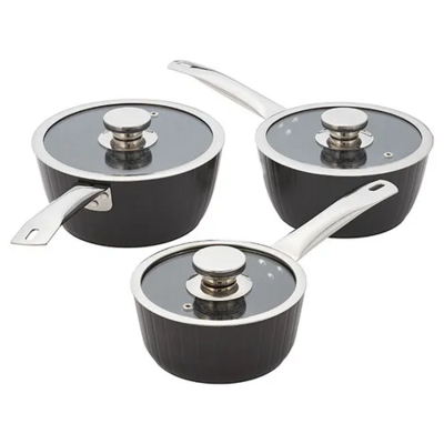 SAUCE PAN 3PC NON-STICK