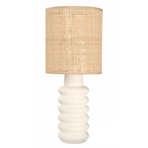 TABLE LAMP 1LT MATT WHITE