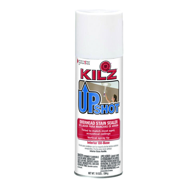 Kilz Overhead Stain Sealer Spray Paint 10 Oz White 1 Each 10007