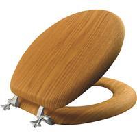  Mayfair Veneer Wood Toilet Seat  Oak  1 Each 9601CP378