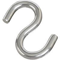  National  Open S Hook 2-1/2 Inch  Stainless Steel 1 Each N233551