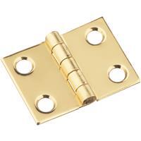  National  Hinges 3/4x1 Inch  Solid Brass 1 Each N211-326