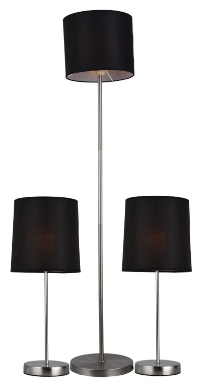  Lampara  Set Floor Lamp E27 40W 1 Each 9615KIT-BK