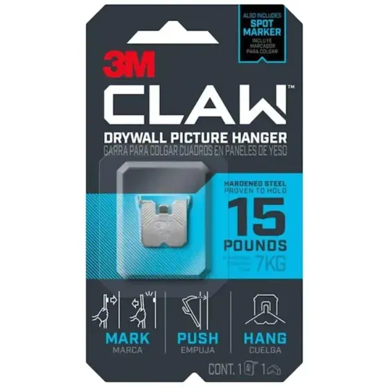 CLAW PICTURE HANGER 15LB 3