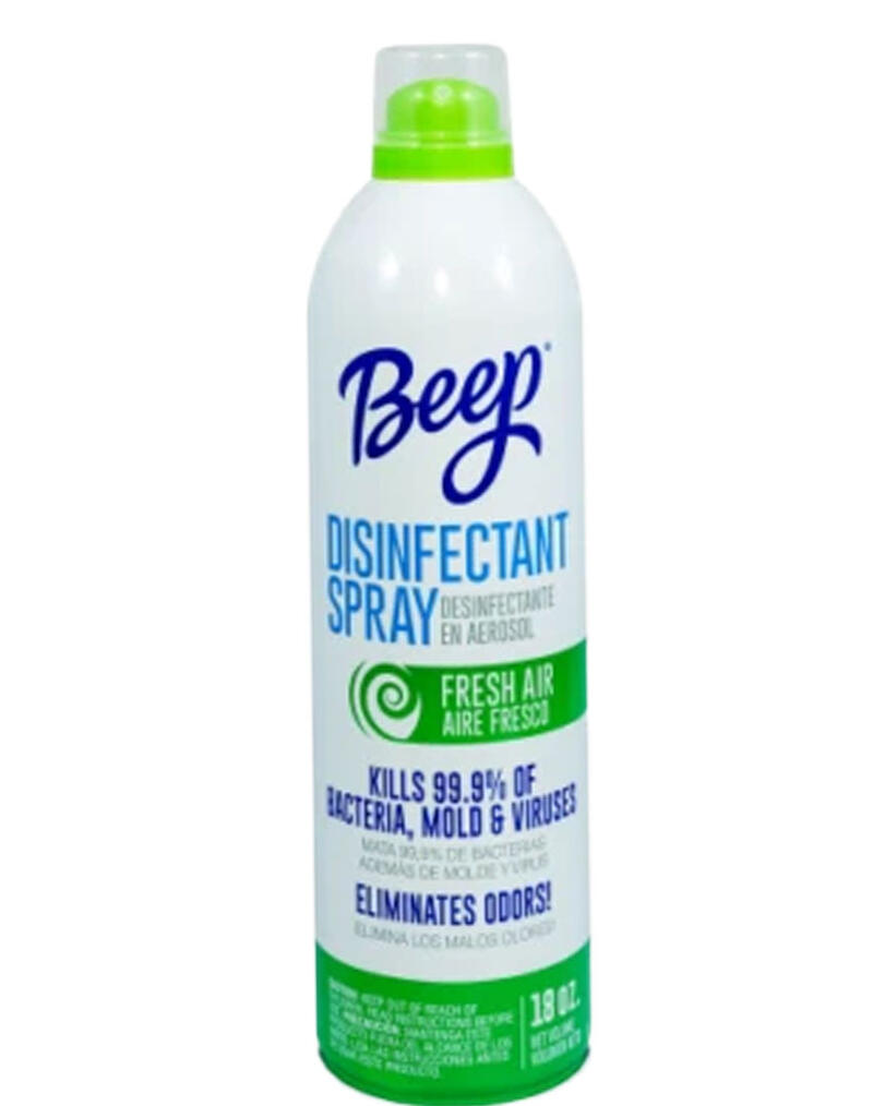 Beep Disinfectant Spray Fresh Air Scent 18oz 1 Each MBC35801