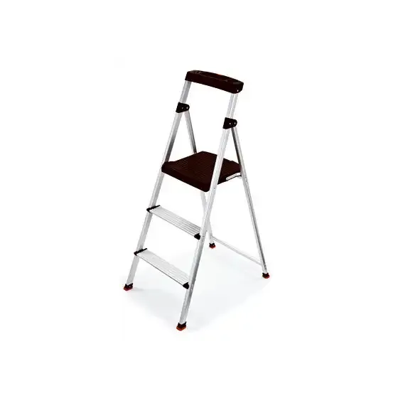 Tricam Industries Fold Stool 3Step Aluminum 1 Each RMA-3