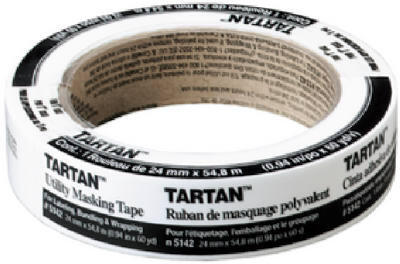  Tartan Utility Masking Tape  1 Inchx60 Yard 1 Roll 5142-24A