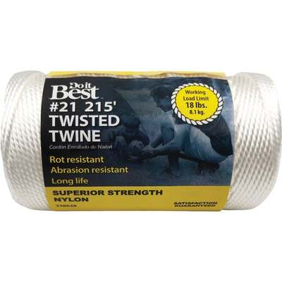 NYLON TWISTED TWINE #21 215'