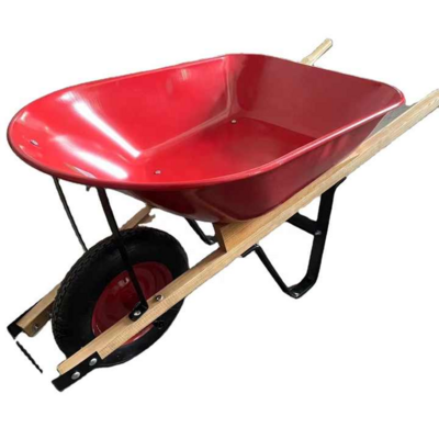 Wheelbarrow 7 Cubic Foot Metal Hand Red 1 Each WH7808
