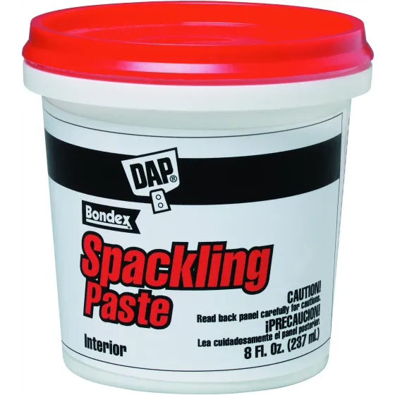  Dap Spackling Paste 1/2 Pint 1 Each 10200