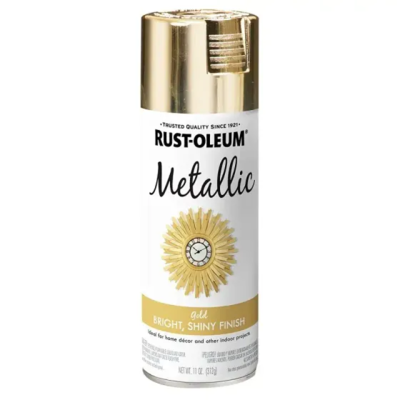 Rust-Oleum Metallic Satin Spray Paint 11oz Gold 1 Each 1910830