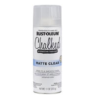 Rust-Oleum Chalked Ultra Matte Spray Paint 11oz Clear 1 Each 302599: $29.95