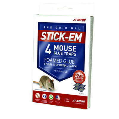 Stick-Em Mouse Glue Traps 1 Box 133N