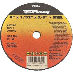  Forney  Steel Cut Off Wheel  4 Inch  1 Each 71856