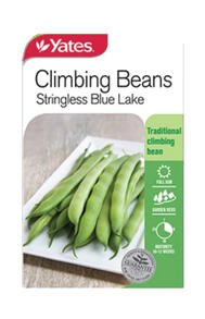  Yates Climbing Beans Stringless Blue Lake  1 Each 16451 VSC: $5.95