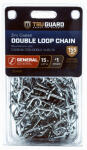  Tru Guard Double Loop Chain 15 Foot 1 Each 5977510TGN