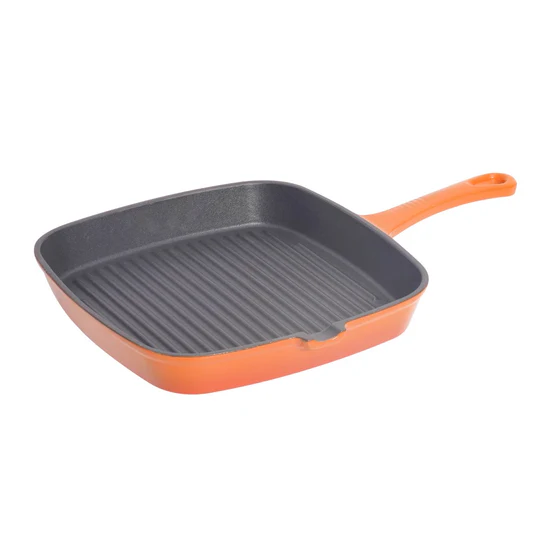 CAST IRON GRILL PAN 24CM