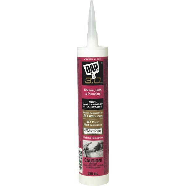 Dap Kitchen and Bath Adhesive Caulk 9 Ounce 1 Each 795 M&C Home Depot