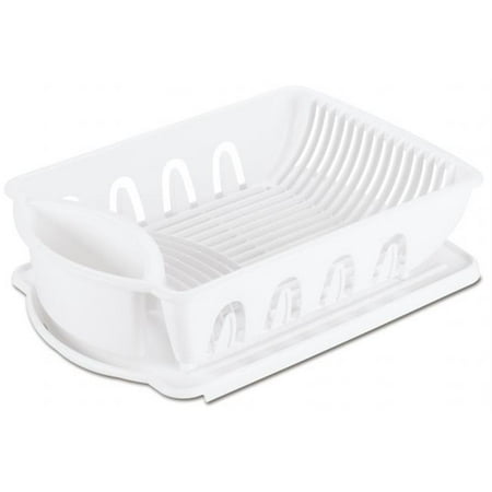 Sterilite Dish Drainer Set White 2Pc 06418006